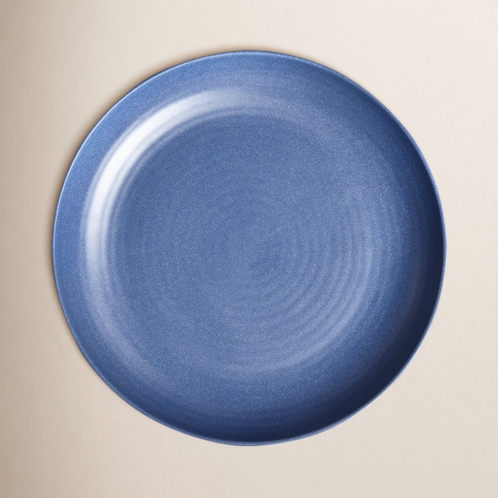 Brooklyn Melamine Dinner Plate, Blue Denim