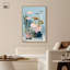 «Ocean Opal Oasis II», reproduction d'art sur toile par Art Remedy, cadre doré, 36 x 54-1983586257-1983586262