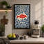 Red Fish In Leaves Mid-Century - Print-136807340-136807345