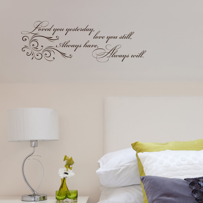 Text & Numbers Non-Wall Damaging Wall Decal Fireside Home 