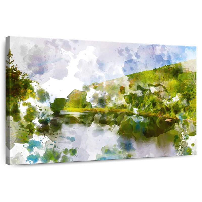 Avery Emerald Landscape, 16" H x 24" W