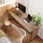 Walnut Rectangular Solid Wood desks-1128890941