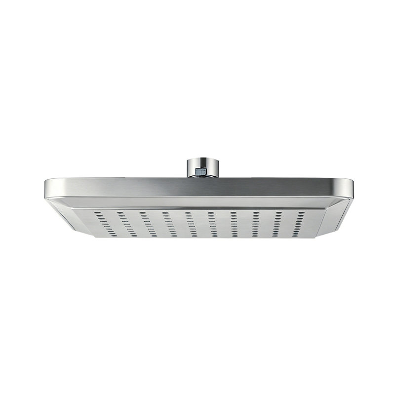 Kingston Brass Shower Scape 9-5/8-Inch Square Rainfall ABS Shower Head, Brushed Nickel