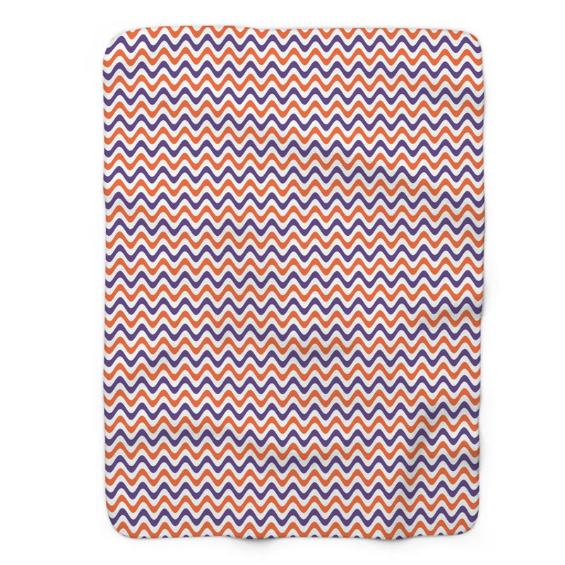Jeté mauve orange 1 pièce, L 50 po x L 60 po