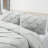 Double Brushed Pleated Duvet Cover Set-1138808768-1138794258