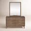 Commode double l 6 tiroirs avec miroir Glow