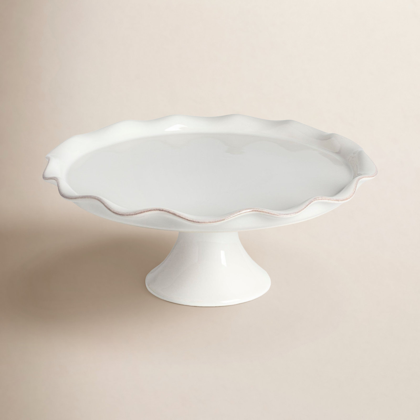 Cook & Host Footed Plate, Casafina, White