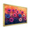 Pop bleuet en contraste néon Pop Art II