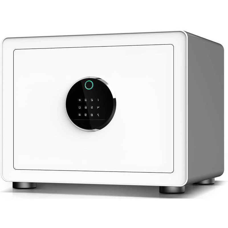 Modern Minimalism Design Biometric Fingerprint Touch Screen Safe,  Auto-Open Safe Box with Digital Virtual Password