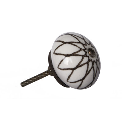 Hand Painted 1.5" Diameter Mushroom Knob Multipack