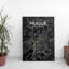 Prague City Map - No Frame Print-965483762