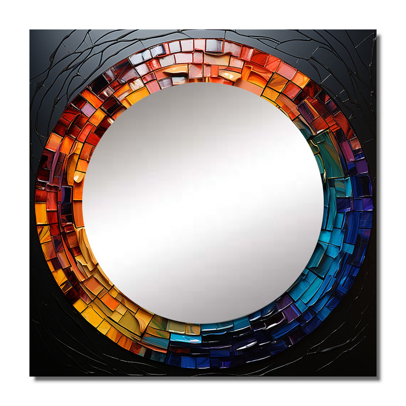 Art mural en miroir Chiril, 29 po x 29 po