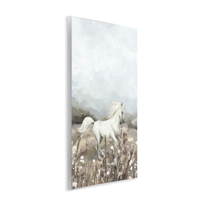 Plaque murale Wildflower Grace Horse, design par Hannah Dawson