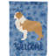 Caniche en polyester à 2 côtés 40 x 28 po standard welcome drapeau maison-957493105