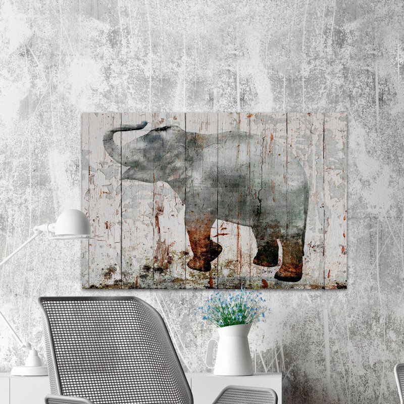 Elephant by Irena Orlov - Wrapped Canvas Print, 41cm H x 61cm W x 3.81cm D