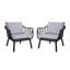 Ensemble de 2 fauteuils club Huron