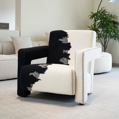 Fauteuil confortable en tissu doux et respirant