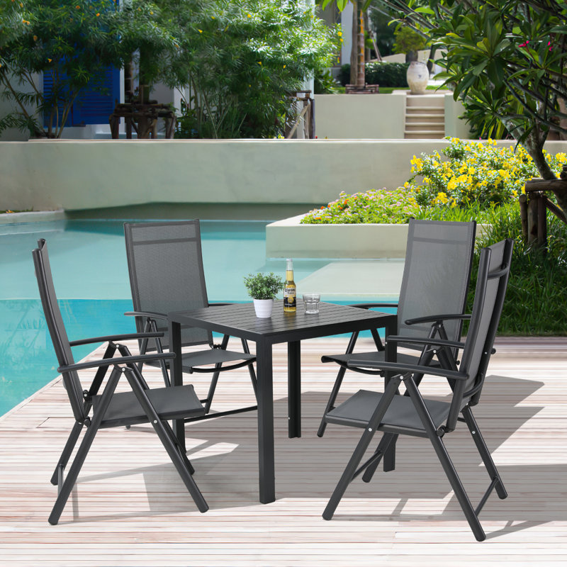 Alazah Patio Dining Set with Square Table