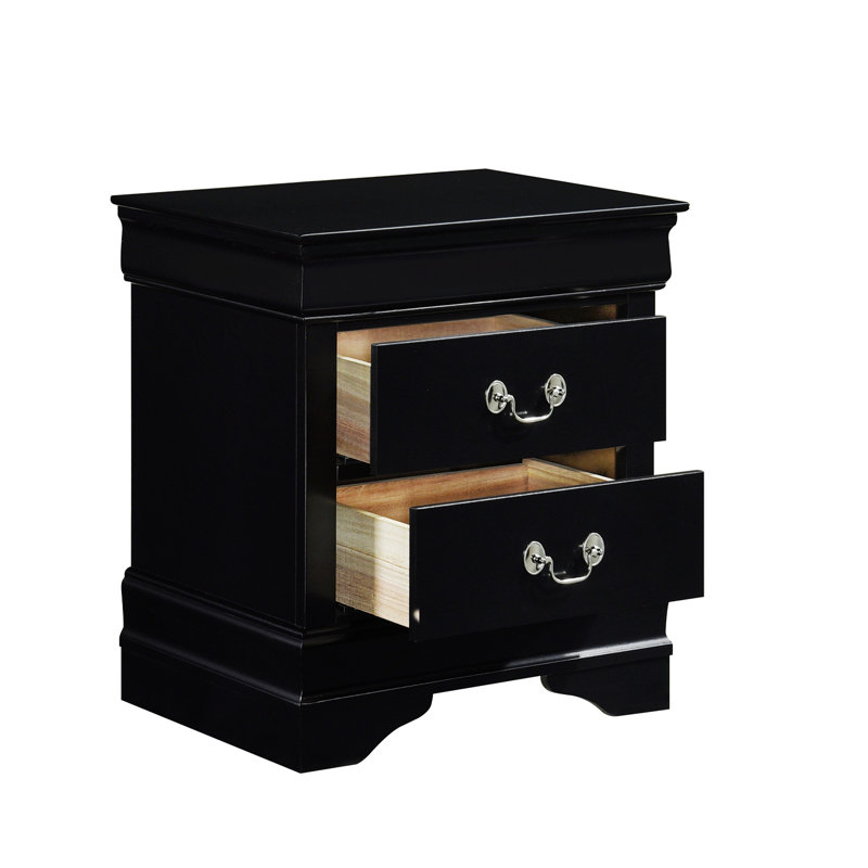 Table de chevet Kolbeinn, Noir
