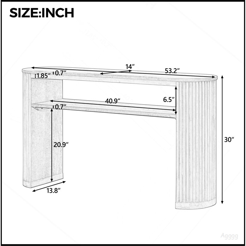 Console Rustic, Espresso, Espresso, Espresso