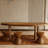 Goose Egg-Shaped Solid Wood Dining Table-1172598894