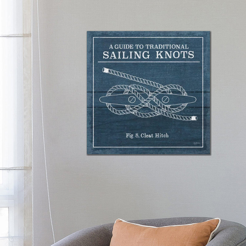 Vintage Sailing Knots VII 1 Piece Wrapped Canvas Wall Art, 66.04 cm H x 66.04 cm W x 3.175 cm D