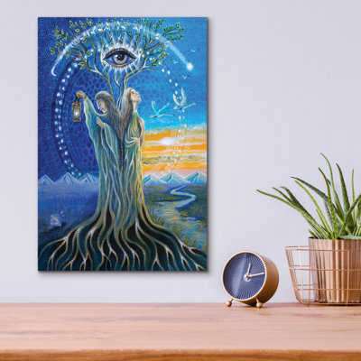  'Rooted In The Now' by Verena Wild Acrylic Glass Wall Art, 12" x 16"