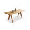 Burlywood Rectangular Solid Wood Dining Table