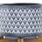 CERAMIC AZTEC PLANTER ON WOODEN STAND, GRAY-889359271