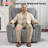 26.4" Seat Width Power Recliner Chair with USB & Type C Charge Ports, Fabric-2033049212
