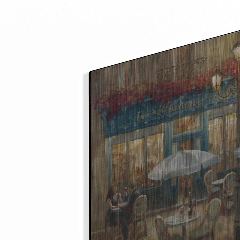 «Paris Cafe I Crop» par Danhui Nai, H 16 po x l 12 po