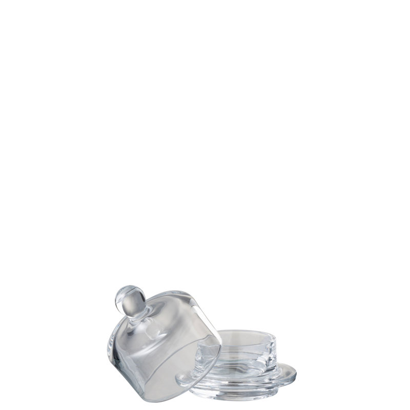 Symple Stuff Etan Glass Butter Dish