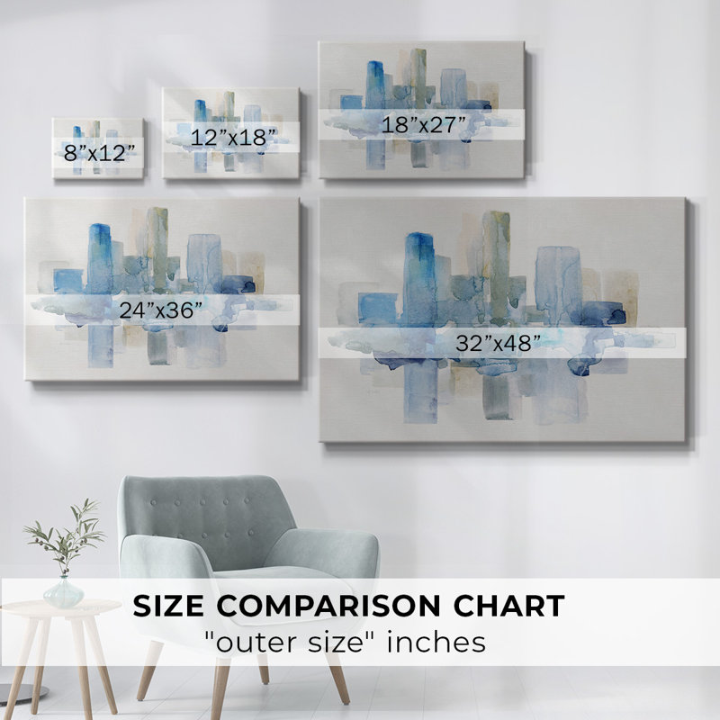 Toile tendue Soft Skyline II-Gallery, H 12 po x l 18 po