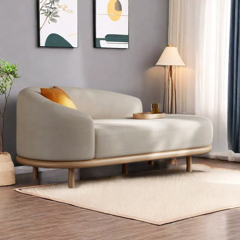 Chaise longue - confortable et magnifique, Blanc crémeux