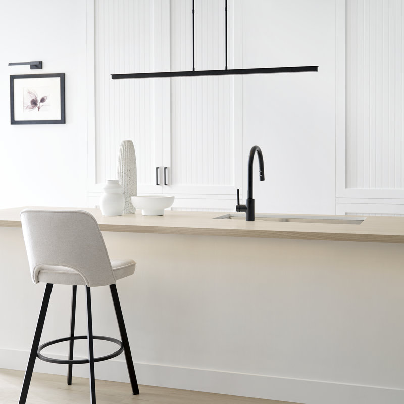 Stagger 1 - Light LED Pendant, Natural Brass