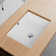 STYLISH Horizon Modish 19-1/2"L White Rectangular Undermount Bathroom Sink