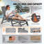 Chaise longue d'extérieur, banc inclinable réglable à 6 positions
