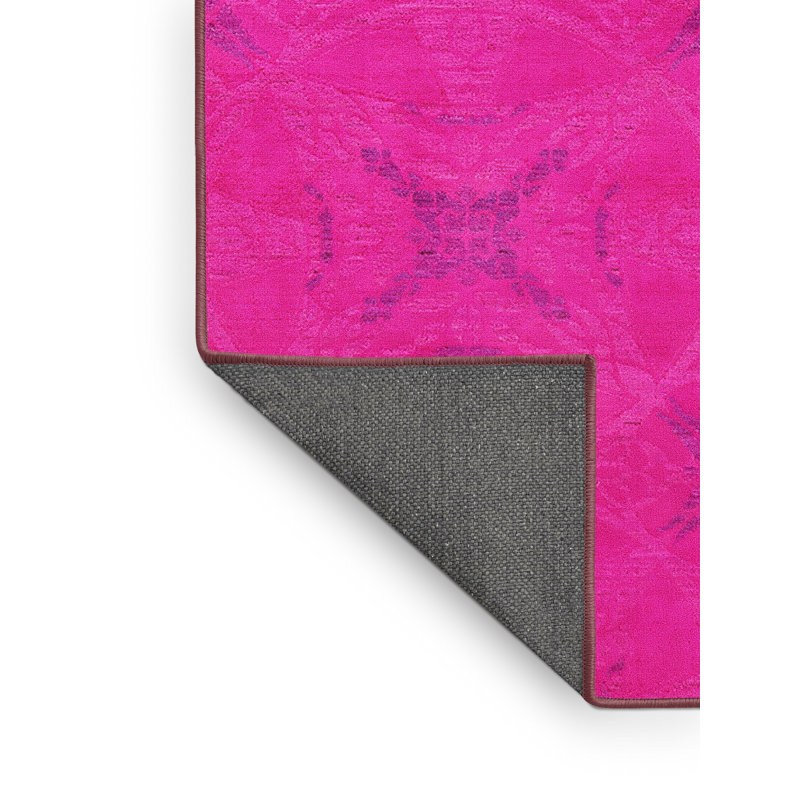 Tapis rose chaud Griggstown, Rectangle 2 pi x 4 pi