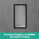 XtraStoris Individual Wall Niche Matte White with Design Frame 12"x 6"x 4"