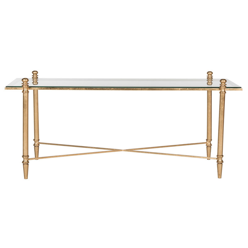 Oxendine Glass Top Coffee Table
