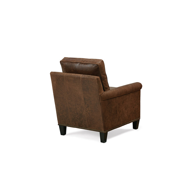 Finn Armchair, Ebony, Capri Brown