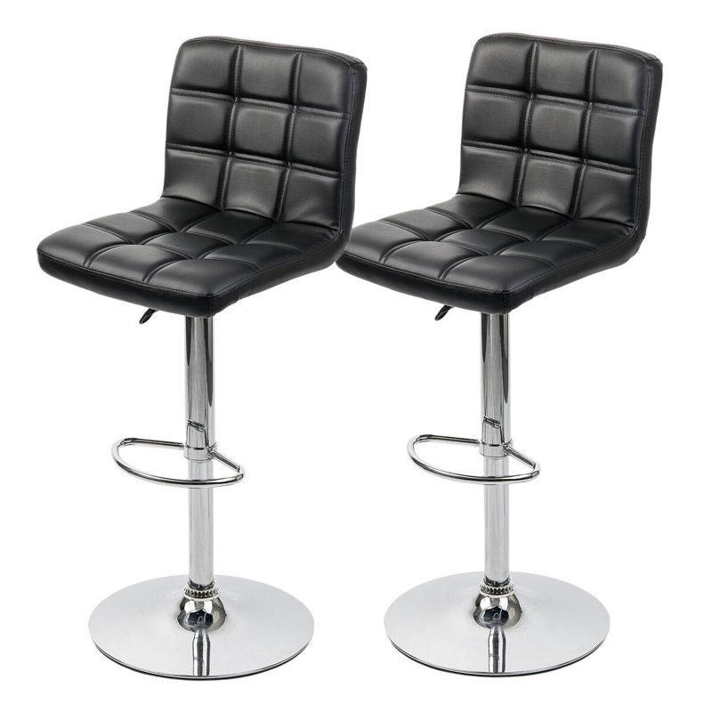 Tabouret de bar rotatif à hauteur ajustable Earhart