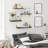 4-Piece Paulownia Wood Floating Shelves Wall Mount Bracket Shelf-1799773029-1799773033