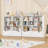 49.1" Kids Bookcase & Toy Organizer - 7-Cube Storage Shelf with 4 Drawers (2 Wheeled) & Anti-Tip Design, Modern Playroom Storage Cabinet for Books, Toys, White-1450438964