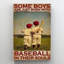 «Some Boy Are Just Born With Baseball», reproduction d'art graphique sur toile tendue-1653859953