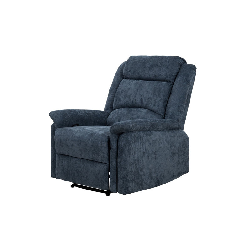 Ladeana 86cm Wide Standard Recliner, Blue