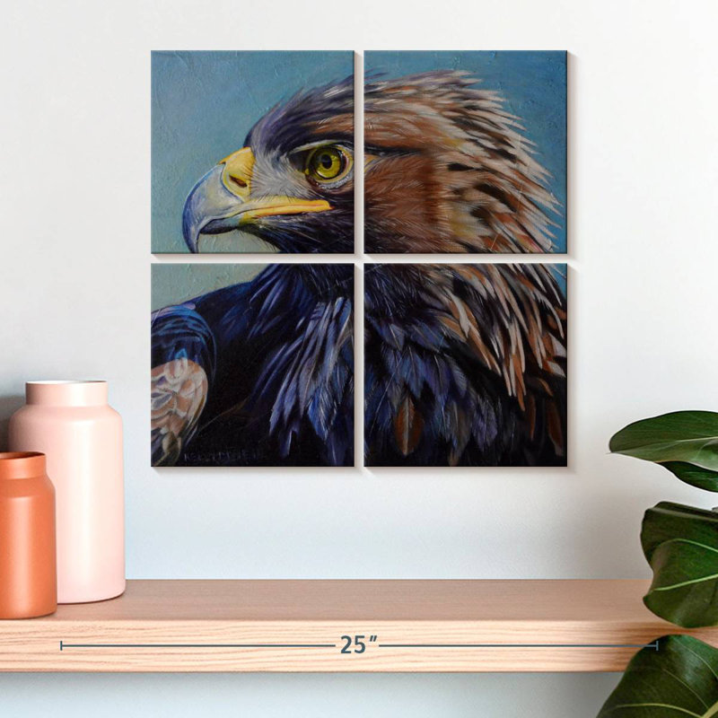 Brampt Golden Eagle, 18" H x 18" W