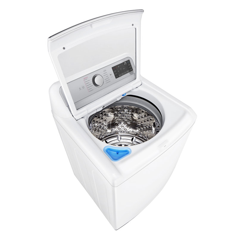 LG 5.5 cu. ft. Mega Capacity Smart Wi-Fi Enabled Top Load Washer with Turbowash3D Technology and Allergiene Cycle