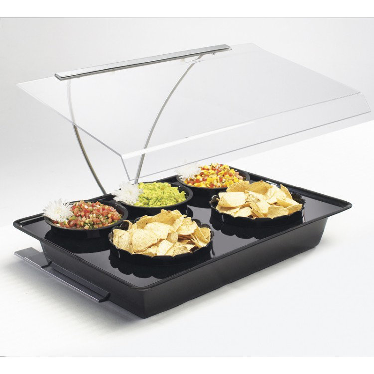 8" Step Bowl, Black+