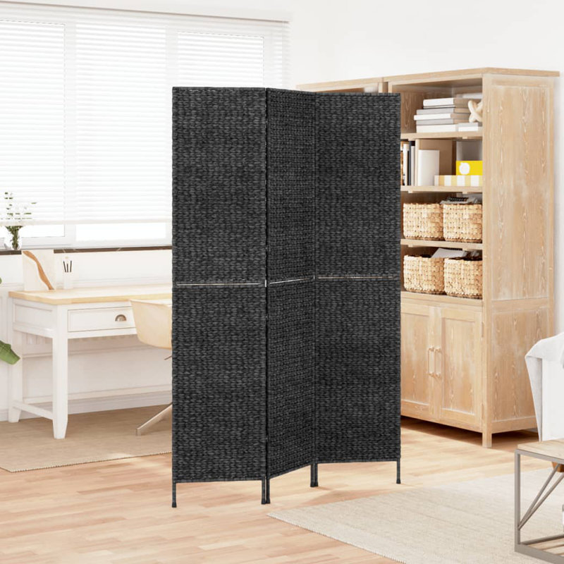Cotreau 180cm H Metal Folding Room Divider, 3, 180cm H x 122cm W, Brown